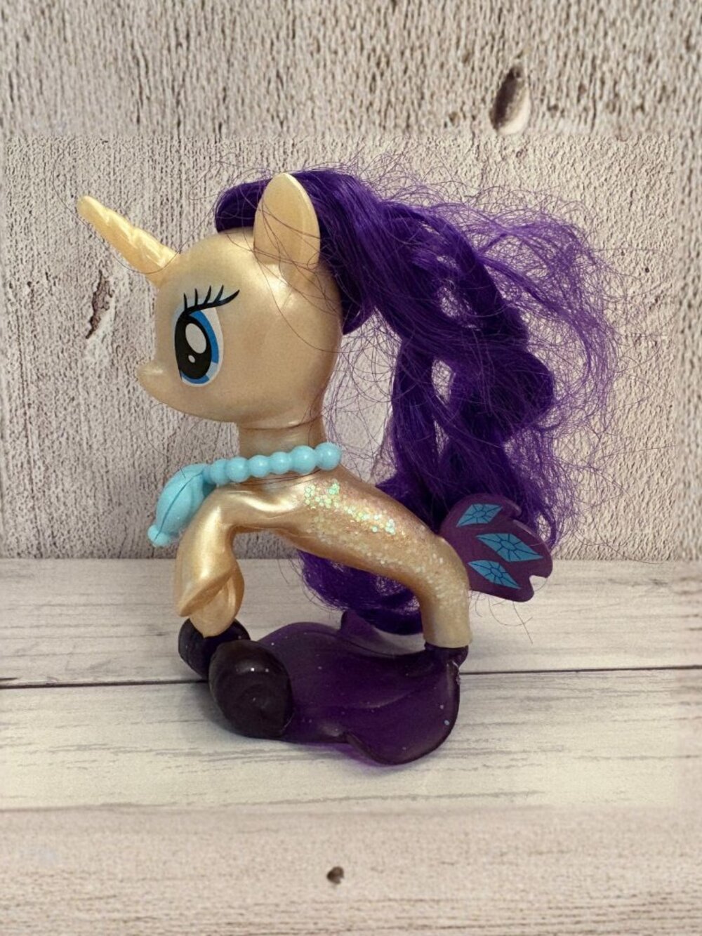 My Little Pony (MLP) The Movie G4 Rarity Treasure Seapony 4" (SKU: 206TO)